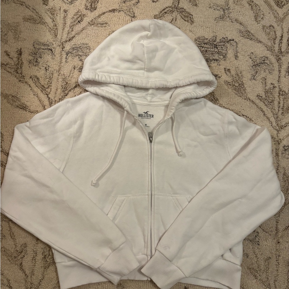Hollister White Hoodie